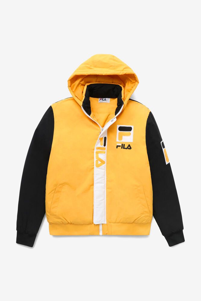 Fila Jacket Mens Orange - P1 Tech - Philippines 4291367-SC